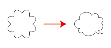 イラレで吹き出しを作る方法 オーダーのぼりドットコム公式ブログ