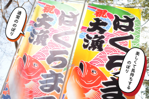 美しくて、長持ちするのぼり旗