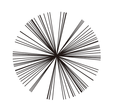 イラレで作る集中線の作成方法 オーダーのぼりドットコム公式ブログ