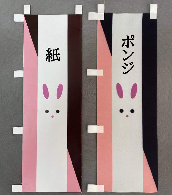 紙とポンジ比較
