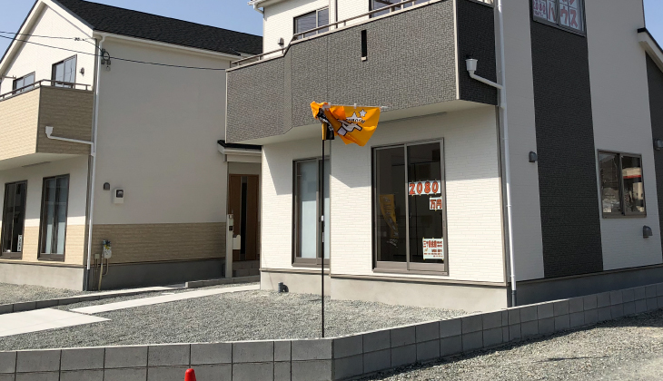 のぼりの巻き上がり