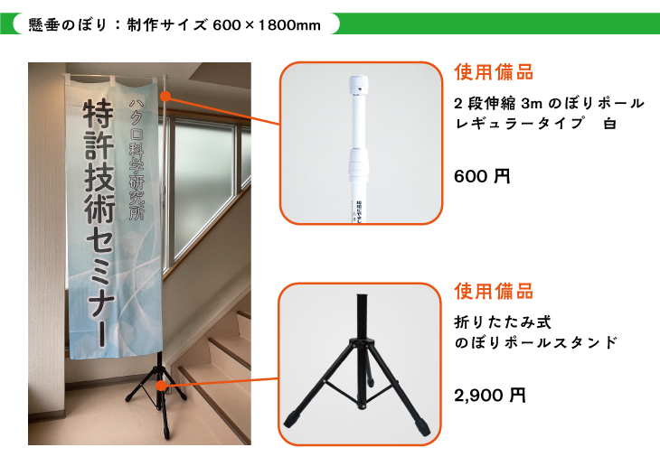 使用備品の紹介