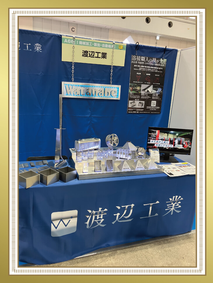 イベント出展用の垂れ幕とテーブルクロス