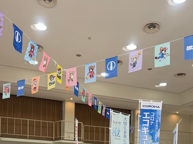 イベントの連続旗