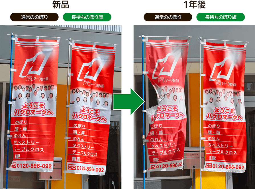長持ちのぼり旗は耐久性 発色性no 1 オーダーのぼりドットコム